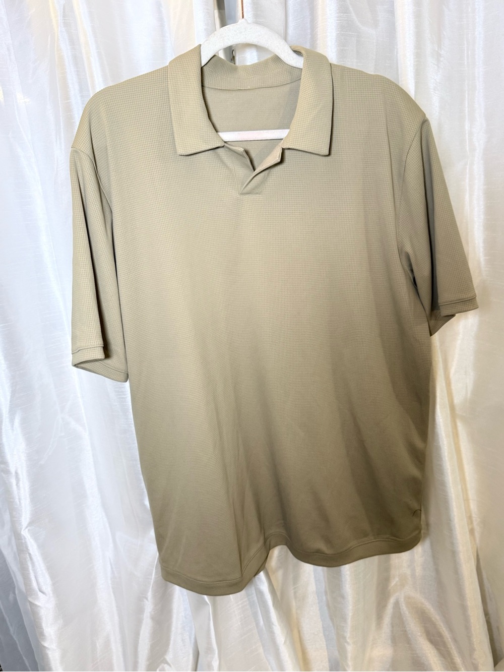 lululemon athletica Men's Short-Sleeve Polo — Light Beige